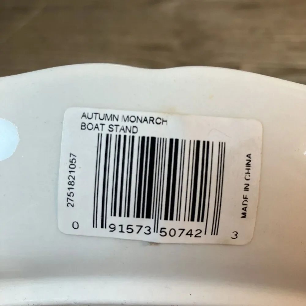 Johnson Brothers Autumn monarch Turkey Gravy Boat Sauce bowl w/plate NWT Sticker